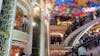 We loved the balloon drop in the atrium aboard Ruby Princess