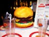 Hamburger cake at Johnny Rockets