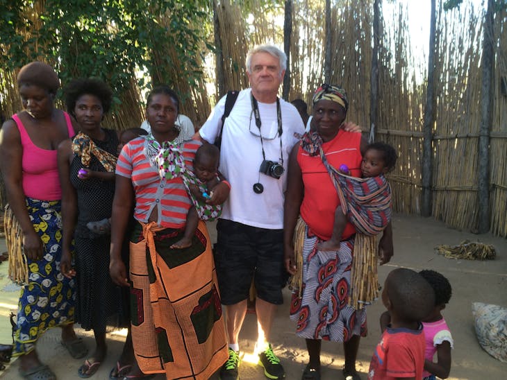 Visiting Josephine's sisters village - Zambezi Queen
