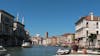 Water taxi in Venice, Italy