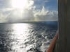 Enjoying the balcony at sea!