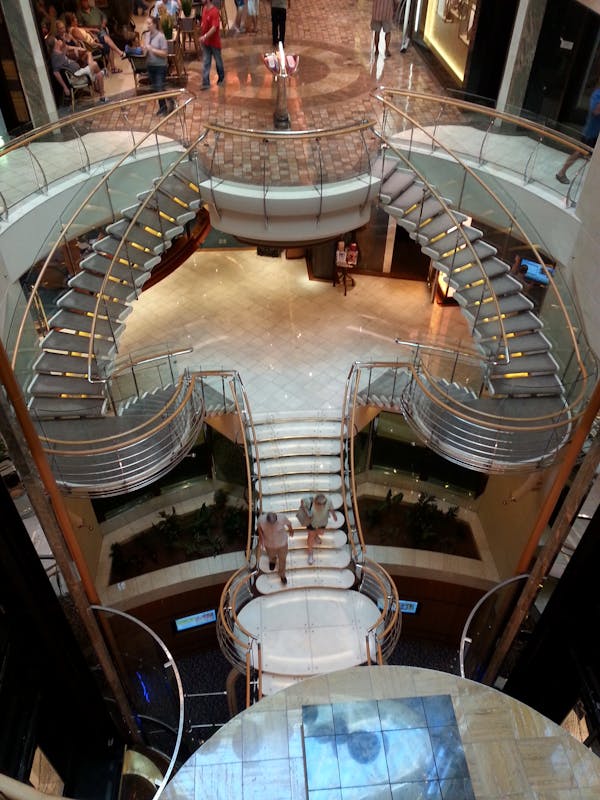 stairs from 5 down to 4 - Navigator of the Seas