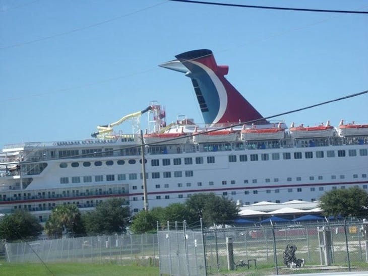 Getting ready to board the Fascination on Oct 11, 2014 - Carnival Fascination