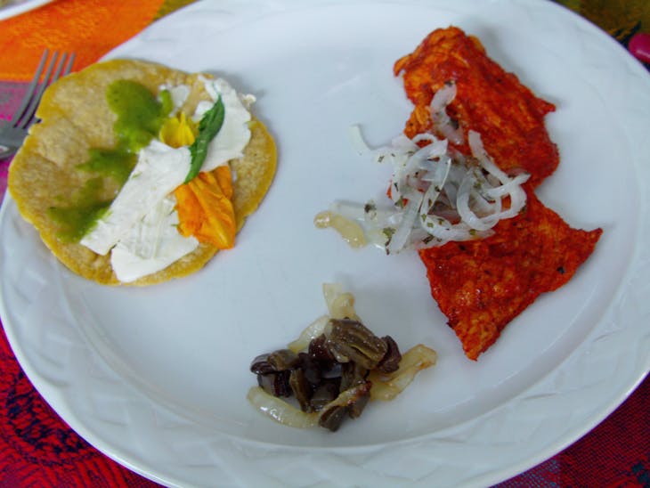 Cozumel, Mexico - We made this amazing meal in cooking class. 
