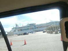 Driving to port on cruise