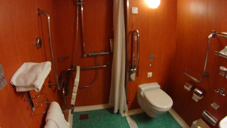 Wheelchair-accessible bathroom - Norwegian Pearl