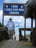 My Hubby under one of our favorite signs