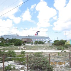Grand Turk Island - The Carnival Liberty docked in Grand Turk
