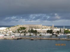 King's Wharf, Bermuda - Coming into Bermuda.  Taken from my balcony