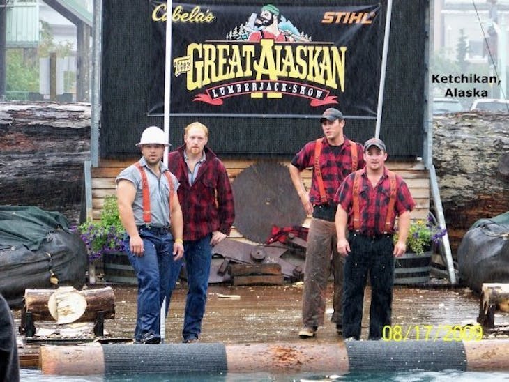 Ketchikan, Alaska - Lumberjack Show in Ketchikan
