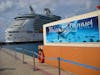 Cozumel sign w/ship in back