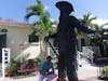 Blackbeard statue