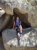 Climbing rocks in Aruba!