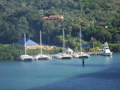Mahogany Bay, Roatan, Bay Islands, Honduras - Coming in to port in Roatan