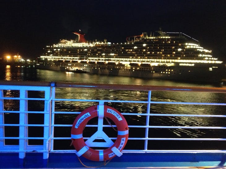 Night time in port - Carnival Victory