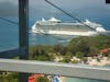 Freedom of the Seas from the Zip Line in Labadee, Haiti