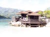 private cabanas over the water in Labadee