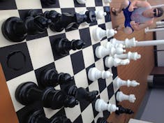 Life size chess game