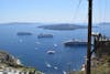 View of anchor port from Santorini