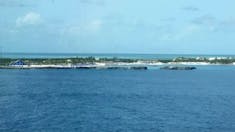 view from the ship of great stirrup cay