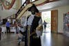 Town Crier, Ed, at start of walking tour