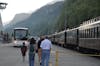 Disembarking ship in Skagway