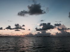 Sunset from the Catamaran Rising Son