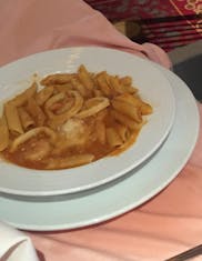 This is one example of the gross pasta they offered. 