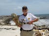 On the beach in Cozumel. 