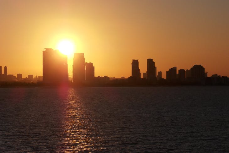Sunset over Miami - Norwegian Star