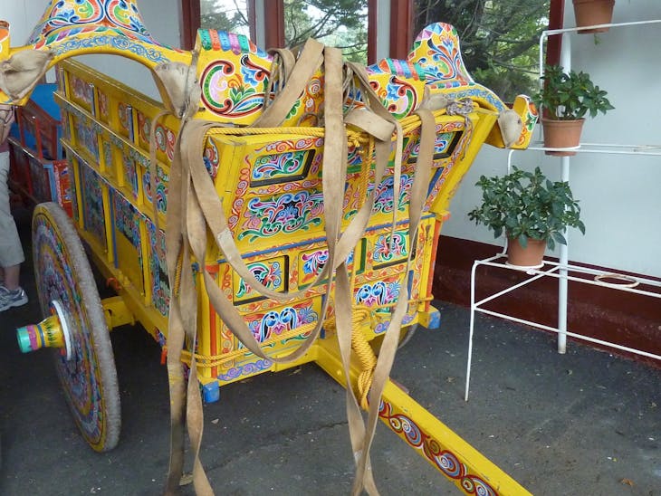 Hand painted bullock cart - Norwegian Star