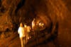 Inside a lava tube