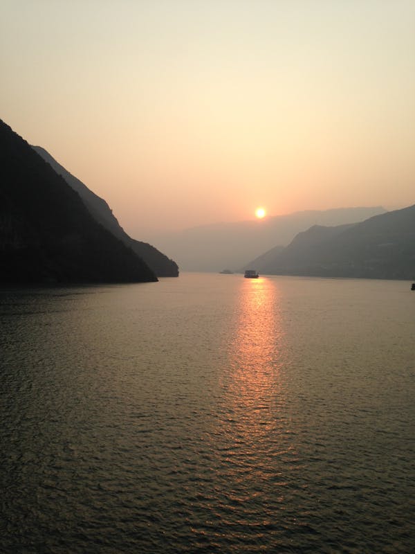 Cruise Yangtze River - Sunset on the Yangtze