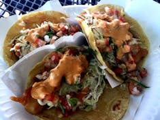 Fish Tacos on Steroids from Paleteria Y Neveria 