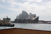 view from ferry of Opera House