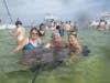 Stingray City sandbar, had storms night before so water was cloudy :(