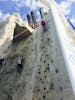 Rock climbing on the ship! 