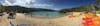 Beach on Labadee, early in the day.