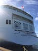 Aft of ship and windows from main dining room