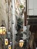 One of the narrow hill streets of Dubrovnik