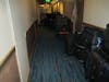 Luggage in Hall way all day embarkation 