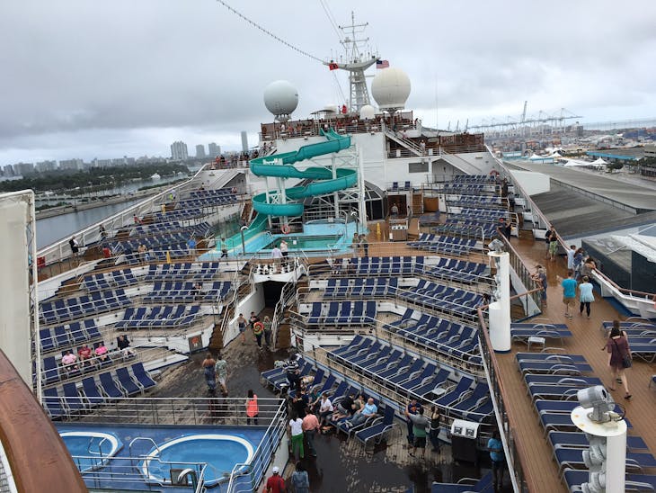 Lido Deck where the action is - Carnival Victory