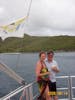 Champagne catamaran ride to St. John.