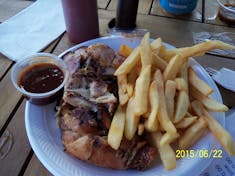 Grand Turk Island - Jerk chicken was delish.