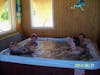Hot tub in the villa on Half Moon Cay. 