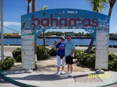 Nassau, Bahamas - We were her before but didn't get the chance to do this photo op.