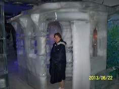 Charlotte Amalie, St. Thomas - Ice chapel in Magic Ice ice bar.