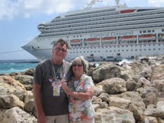 Willemstad, Curacao - A great Cruise Ship with crew smiling all the time with FUN, FUN, FUN
