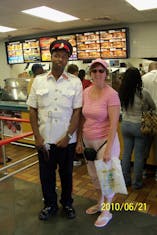 Nassau, Bahamas - My run in with the law at Burger King in Nassau.