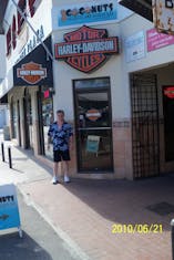 Nassau, Bahamas - Harley shop in Nassau.